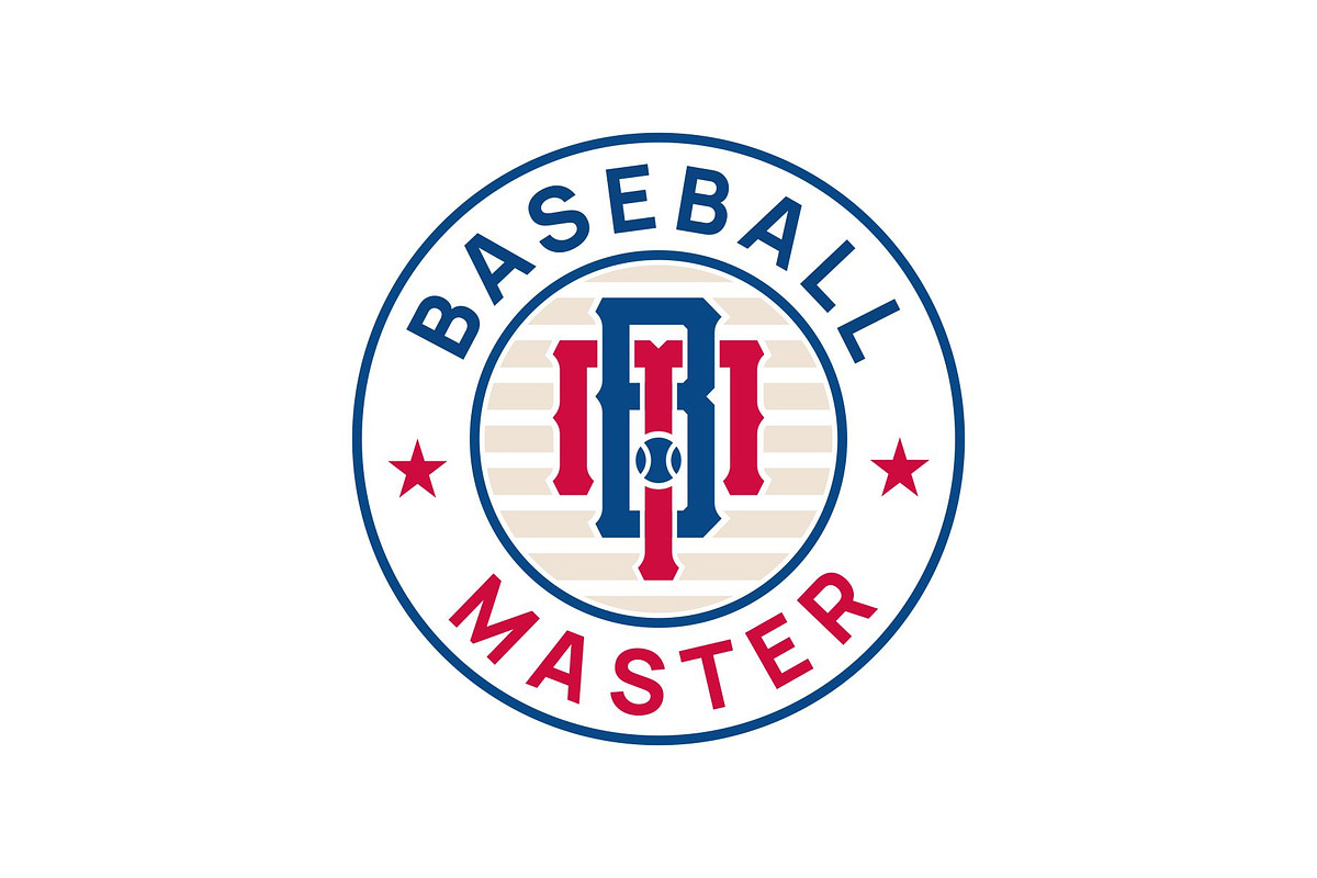 Letter BM Baseball Badge Logo, a Branding & Logo Template by Buqancreative (Photo 1 of 4)