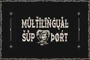 Vintage Western Display Font, a Serif Font by Simetrica Labs (Thumbnail 8 of 11)