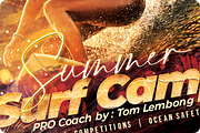 Summer Surf Camp Flyer Template, a Flyer Template by regalDRAW (Thumbnail 4 of 4)
