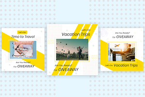 Travel Instagram Social Media Kit