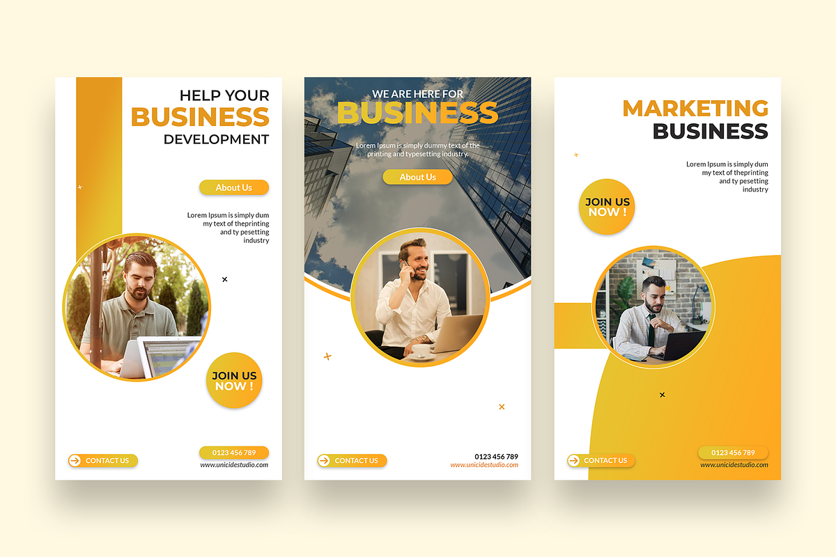 Modern Professional Marketing Design, a Social Media Template by UnicodeID (Photo 4 of 4)