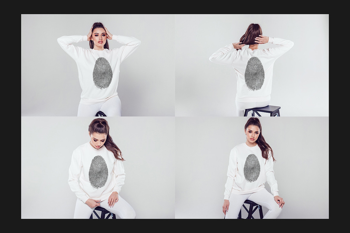 Sweatshirt Mock-Up Set, a Hoody Mockup by Freeman Studio (Photo 5 of 16)