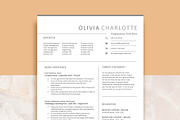 Professional Resume Template Word, a Resume Template by VictoriousVita (Thumbnail 1 of 8)