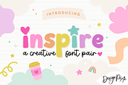 Inspire Font Pair, a Handwritten Font by Design Pixie (Thumbnail 1 of 9)