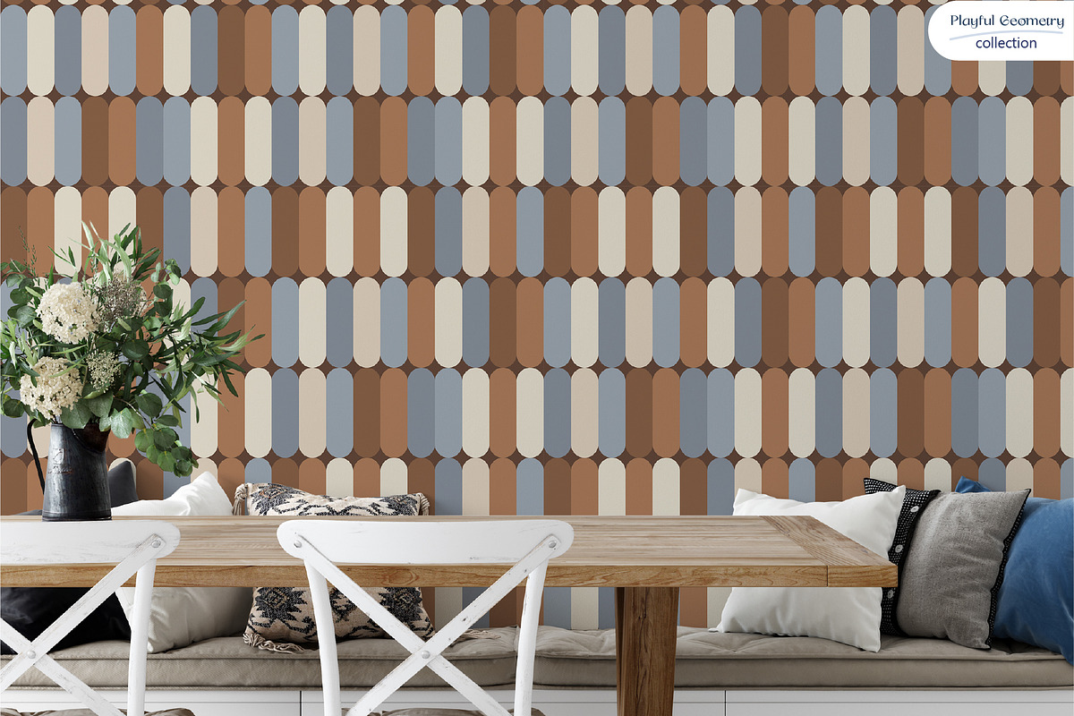 Playful Geometry - Pattern Bundle, a Pattern Graphic by InaCorart (Photo 10 of 17)