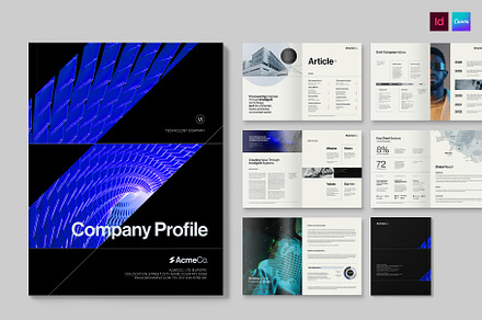 Company Profile Template, a Brochure Template by BrandPacks