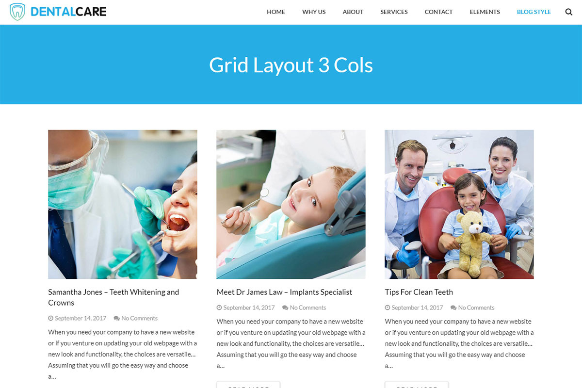 Dental - Dentist & Business Theme, a WordPress Template by Cherry Wordpress Theme (Photo 4 of 5)