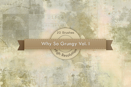 Grit N Grunge V.2 Photoshop Brushes preview 4