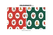 Vintage Christmas nostalgic pattern, a Texture Graphic by Milatoo (Thumbnail 3 of 6)