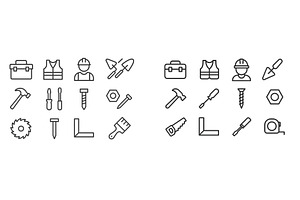 Construction and hand tools, an Illustration by ZinetroN