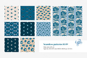 Ocean Life | Linocut collection, a Pattern Graphic by SappiStudio (Thumbnail 5 of 21)
