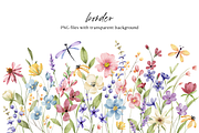 Floral watercolor set, clipart., a Decorative Illustration by Larisa Maslova (Thumbnail 6 of 13)