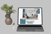 Tablet Pro With Keyboard Mockup, an iPad Mockup by lamorastudio (Thumbnail 7 of 11)
