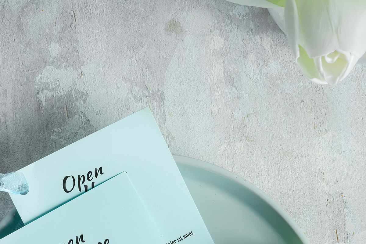 Menu Event Mockups Bundle, a Brochure Template by YuMyart (Photo 3 of 12)