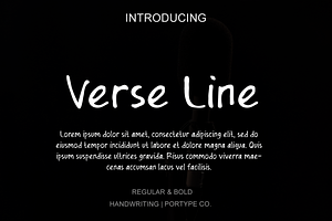 VerseLine Handwriting Font