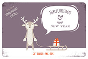 9 Cute Winter/Holiday Greeting Cards, a Graphic by jenny lipets (Thumbnail 1 of 10)