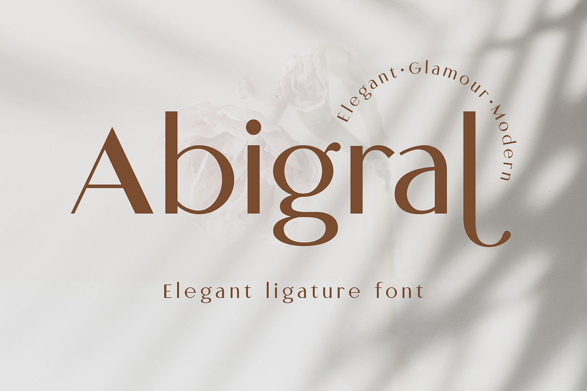 Abigral - Minimal Sans, a Sans Serif Font by Arterfak Project (Photo 1 of 14)
