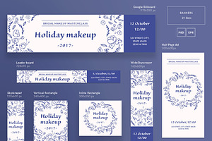 Banners Pack Holiday Makeup