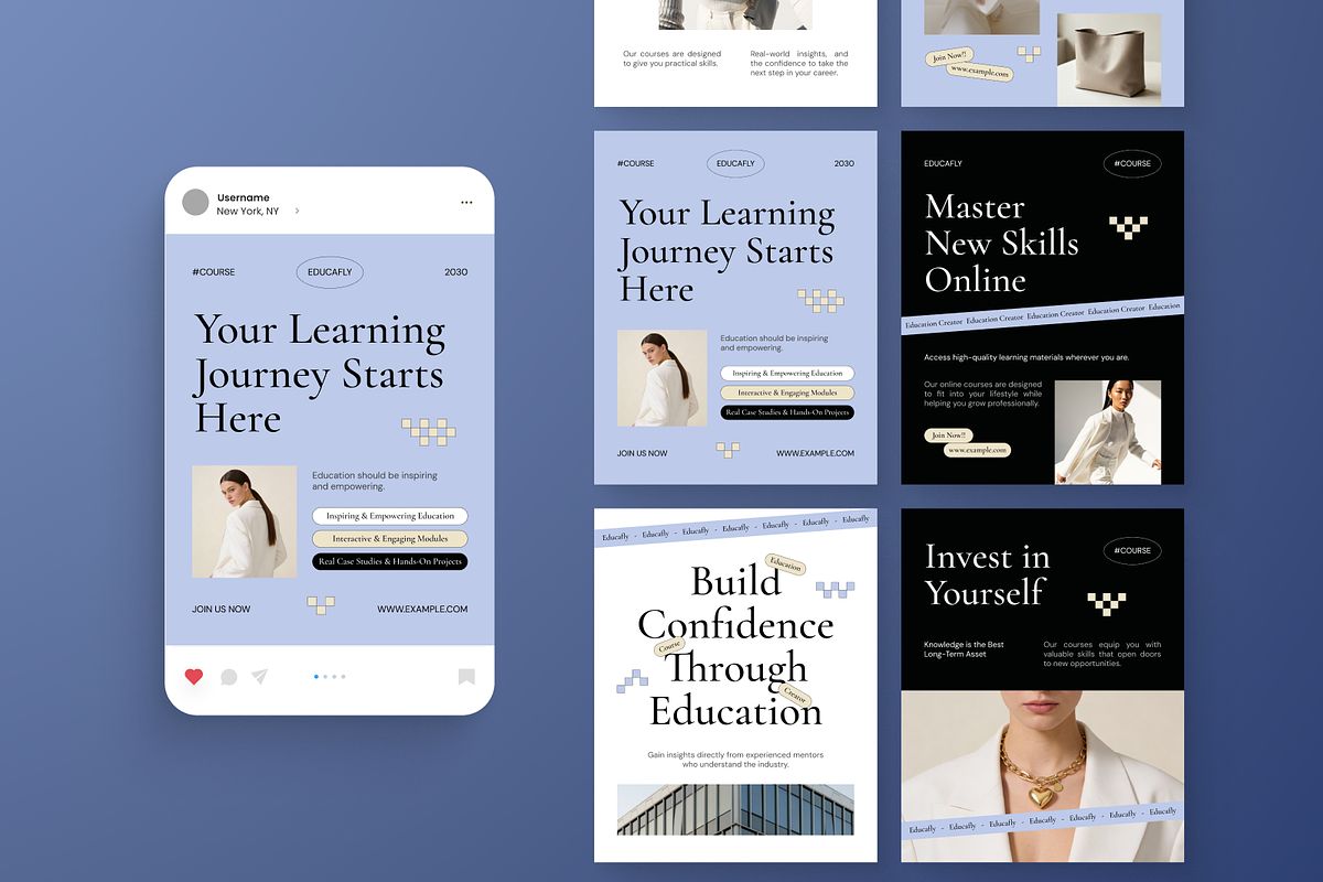 Education Course - Instagram Post, a Social Media Template by Annora Studio (Photo 6 of 6)