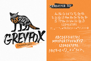 Greyfox Duo Dry Brush Font