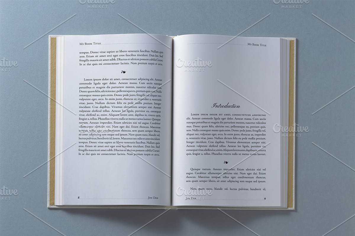 4 Books Interior Pages Mockups, a Print Template by Illusiongraphic (Photo 2 of 5)