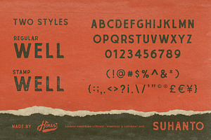 Suhanto Handdrawn Typeface