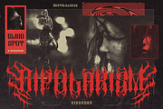 Argan, a Blackletter Font by Burntilldead (Thumbnail 8 of 13)
