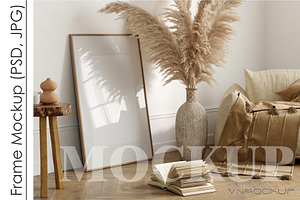 Frame Mockup PSD JPG, a Print Template by VNmockup