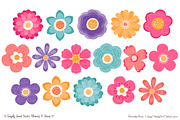 Crayon Box Flowers Clipart, an Illustration by Amanda Ilkov (Thumbnail 3 of 4)