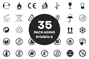 35 Packaging Symbols, an Icon by GlebTagirov (Thumbnail 1 of 5)
