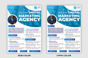 A4 Digital Marketing Flyer, a Flyer Template by Triple M Graphics (Thumbnail 1 of 3)