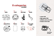 Whimsical Retro Table Clipart, a Decorative Illustration by Heartwarming Art (Thumbnail 4 of 8)
