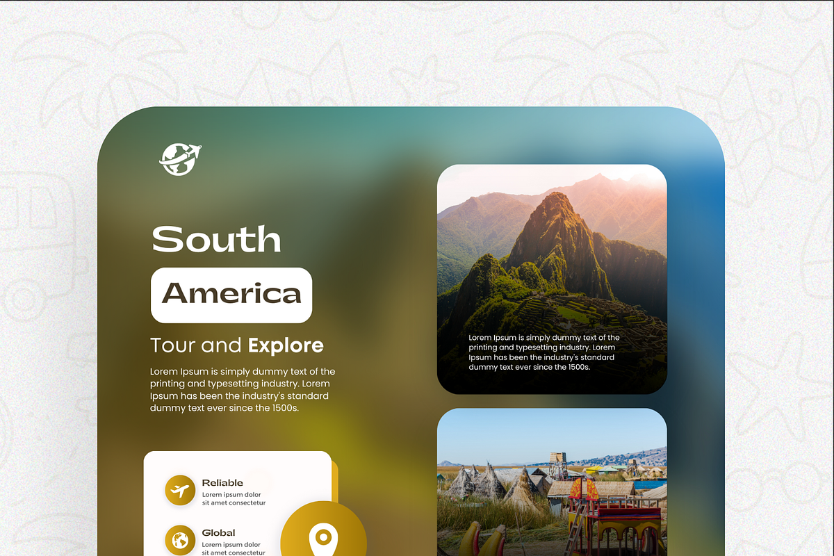 Travels Canva Design Templates, a Social Media Template by Exceptionalways (Photo 25 of 40)