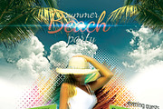 Beach Party Flyer, a Flyer Template by zheksha (Thumbnail 2 of 2)