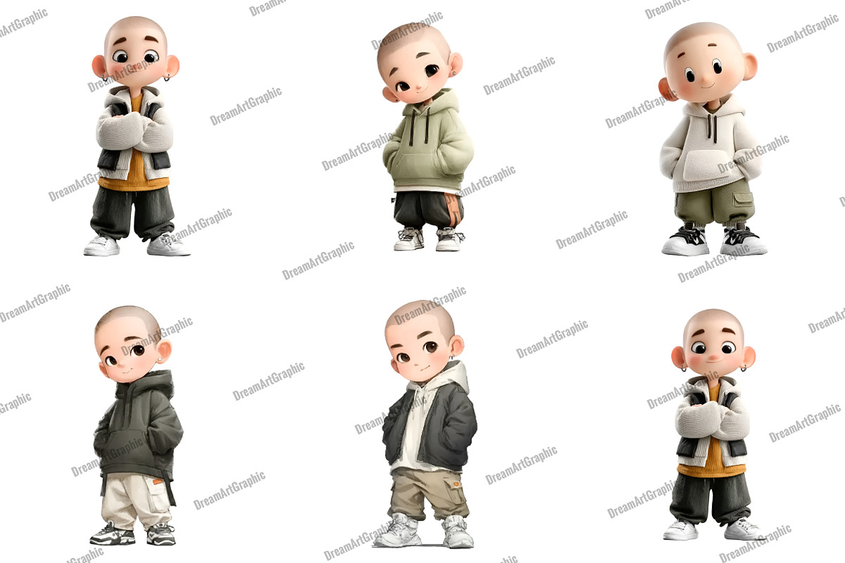 Just Boys Clipart Bundle, an Illustration by DreamArtGraphic (Photo 2 of 5)