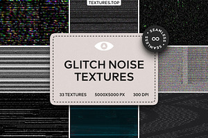 33 Seamless Glitch Noise Textures