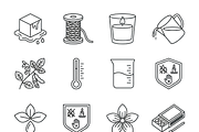 Bundles Set Candle Label Vector, an Outline Icon by adenpinkstore (Thumbnail 10 of 12)