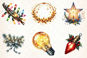 Christmas Lights and Garlands, an Illustration by DreamCafeArt (Thumbnail 7 of 8)