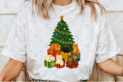 Cute Cats Christmas Tree, an Illustration by Craft Nest (Thumbnail 4 of 6)