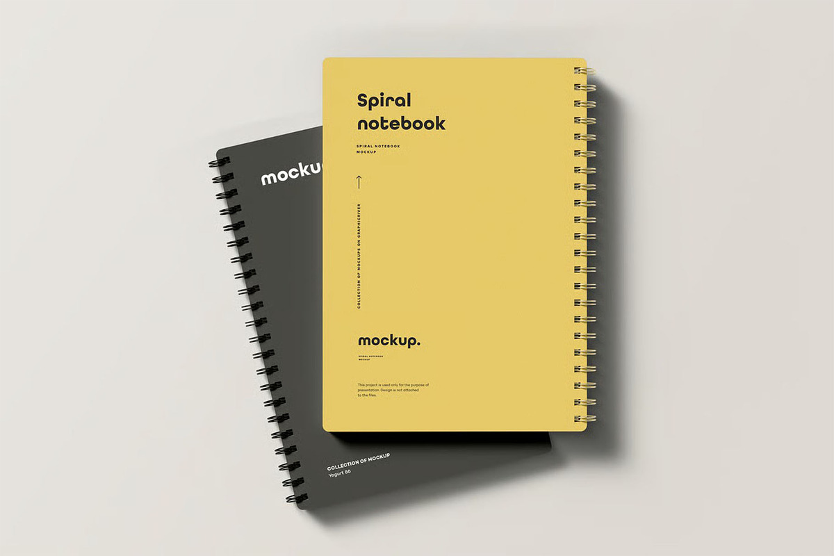 Spiral Notebook Mock-up, a Product Mockup by zippypixelstudio (Photo 3 of 15)