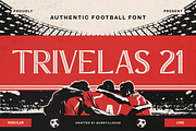 Trivelas 21, a Serif Font by Burntilldead (Thumbnail 1 of 13)