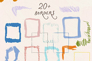 Messy Lines: backgrounds & borders, a Texture Graphic by Purple (Thumbnail 7 of 11)