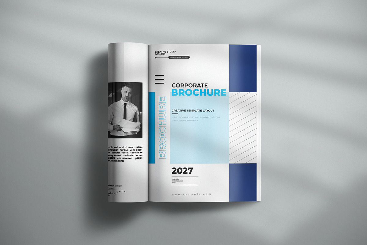 Corporate Brochure Template Layout, a Brochure Template by Creative-Work (Photo 5 of 8)