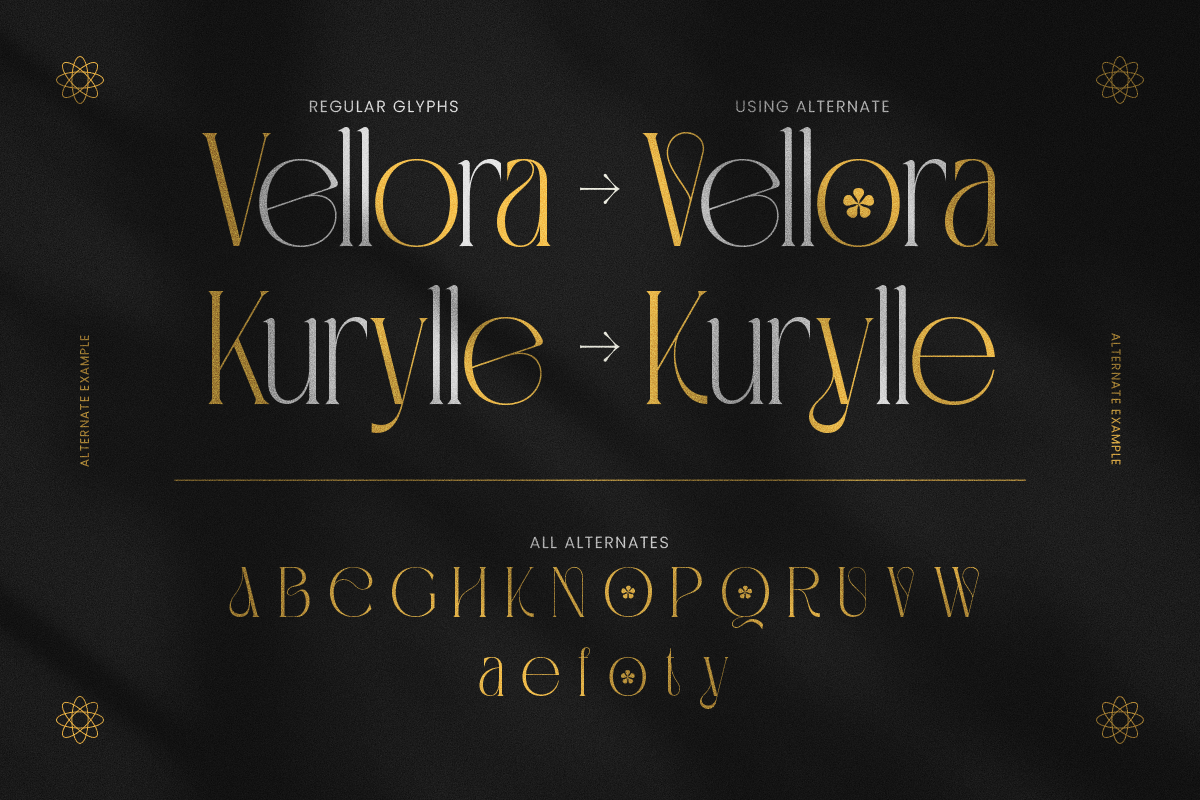 Altheyra - Elegant Serif Font, a Serif Font by Sronstudio (Photo 4 of 9)