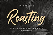 Roasting Script Handwritten Font, a Script Font by HanzelSpace Studio (Thumbnail 1 of 6)