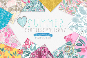 Summer Seamless Patterns