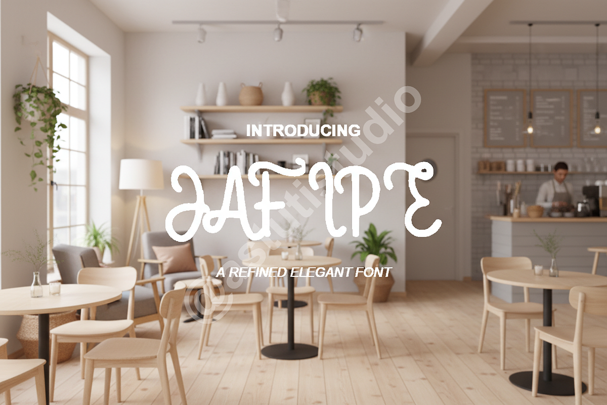 Jafipe | Modern Luxury Editorial Ser, a Font by Astuti Studio (Photo 1 of 16)
