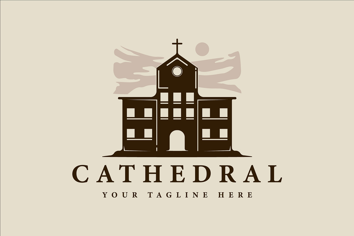 church architecture logo vector, a Branding & Logo Template by zyxroun shop