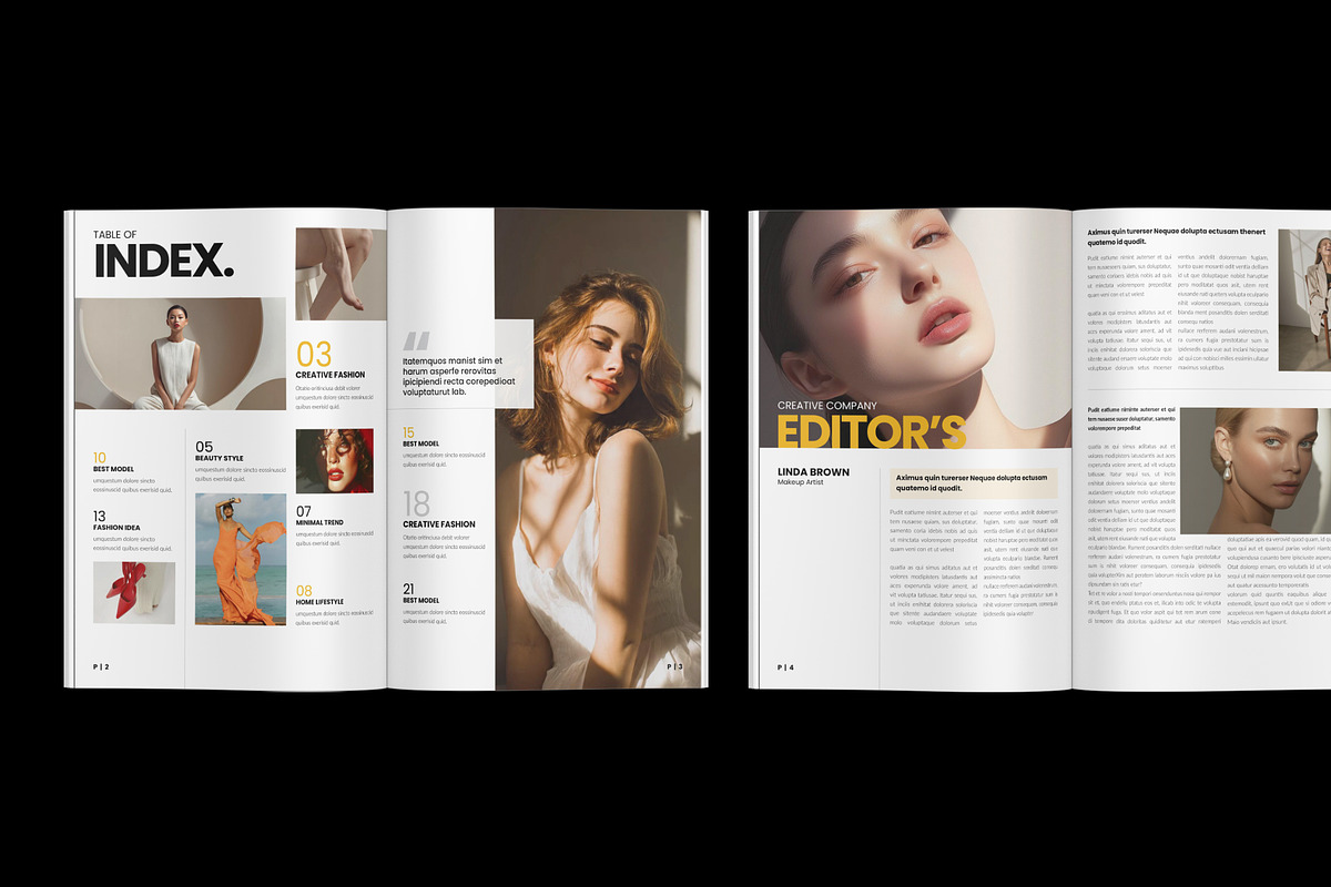 Fashion & Lifestyle Magazine Layout, a Magazine Template by NorthPeak (Photo 3 of 11)