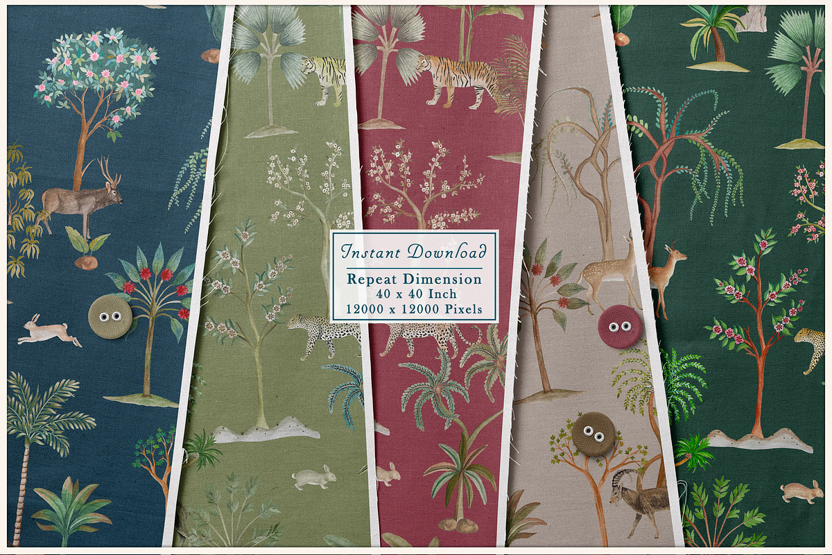 Wild Bloom Prints & Patterns, a Pattern Graphic by GND ART STUDIO (Photo 3 of 8)